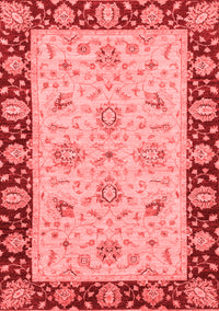 Abstract Red Modern Rug, abs3561red