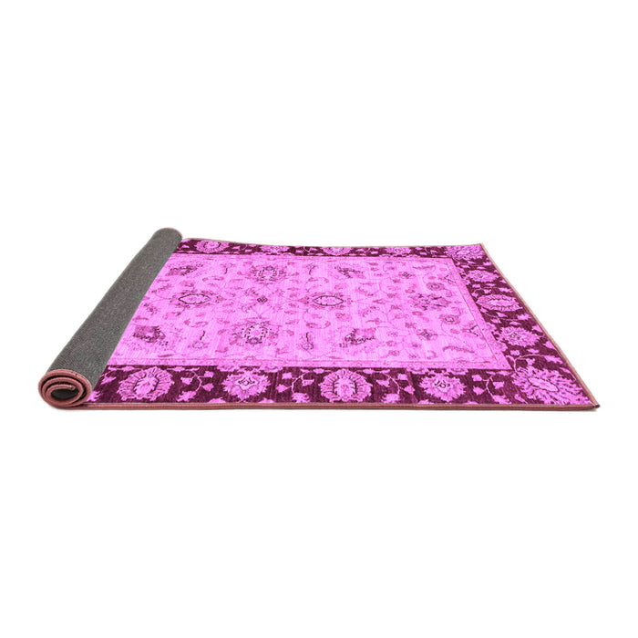 Sideview of Abstract Purple Modern Rug, abs3561pur