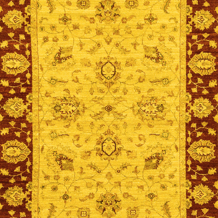 Abstract Yellow Modern Rug, abs3561yw
