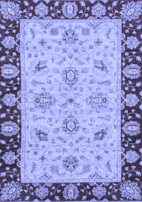 Abstract Blue Modern Rug, abs3561blu