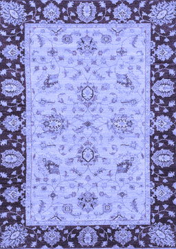 Abstract Blue Modern Rug, abs3561blu