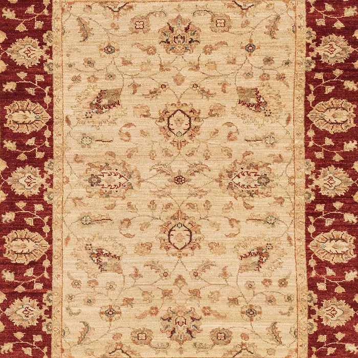 Machine Washable Abstract Red Rug, wshabs3561