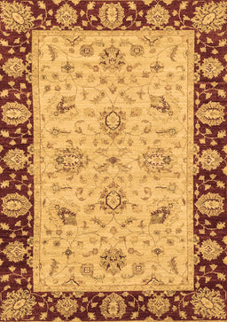 Abstract Brown Modern Rug, abs3561brn