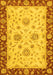 Oriental Yellow Traditional Rug, abs3562yw