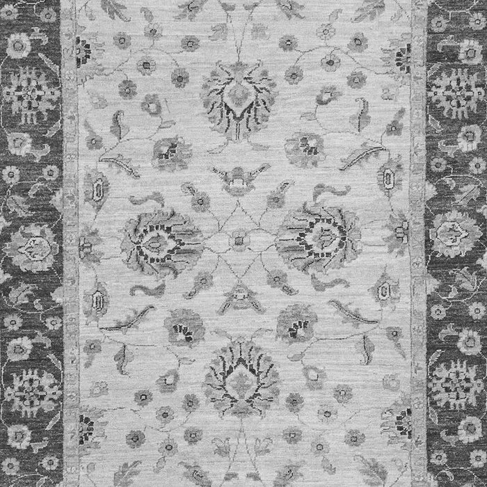 Machine Washable Oriental Gray Traditional Rug, wshabs3562gry