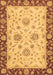 Machine Washable Oriental Brown Traditional Rug, wshabs3562brn