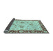 Sideview of Oriental Light Blue Traditional Rug, abs3562lblu