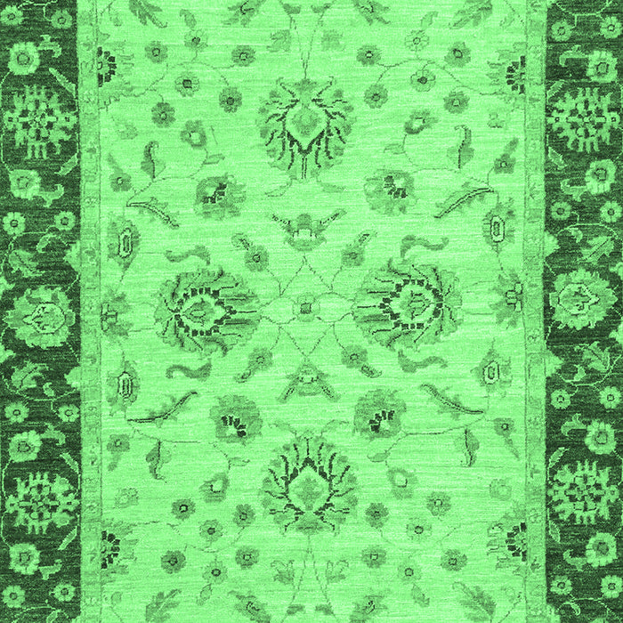 Oriental Emerald Green Traditional Rug, abs3562emgrn