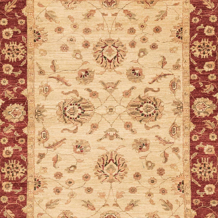 Machine Washable Abstract Orange Rug, wshabs3562