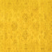 Square Abstract Yellow Modern Rug, abs3563yw