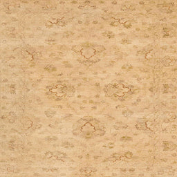 Square Abstract Orange Modern Rug, abs3563