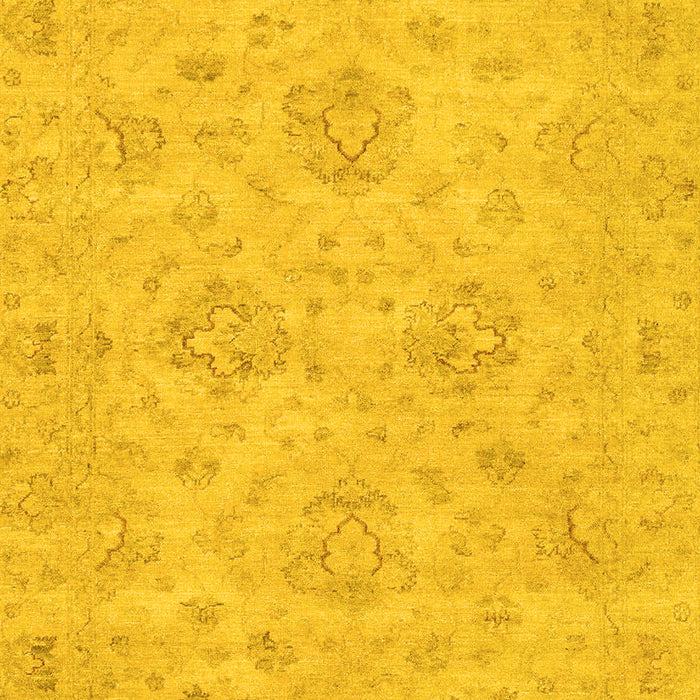 Machine Washable Abstract Yellow Modern Rug, wshabs3563yw
