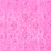 Square Abstract Pink Modern Rug, abs3563pnk