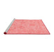 Modern Red Washable Rugs