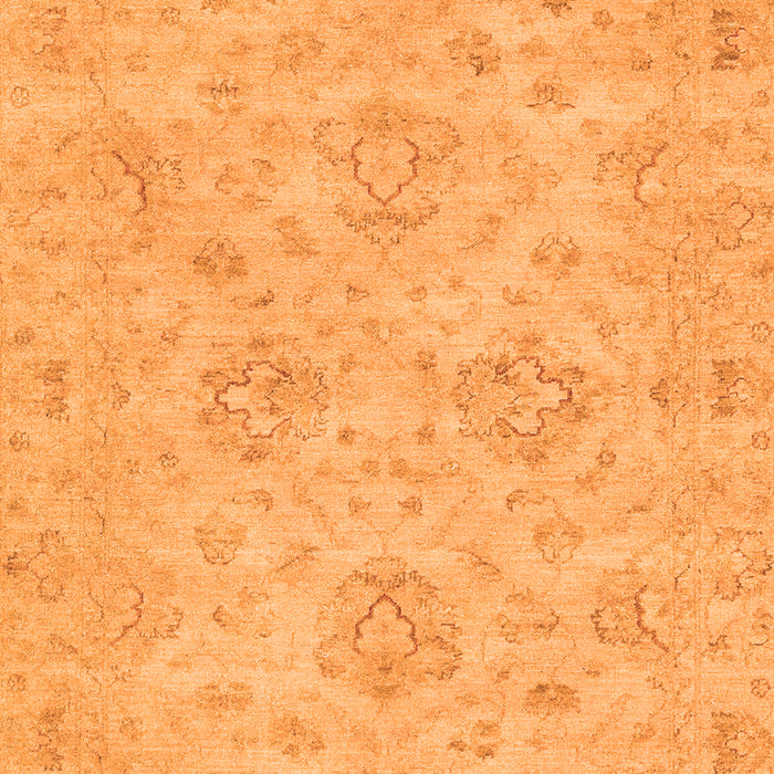 Machine Washable Abstract Orange Modern Area Rugs, wshabs3563org