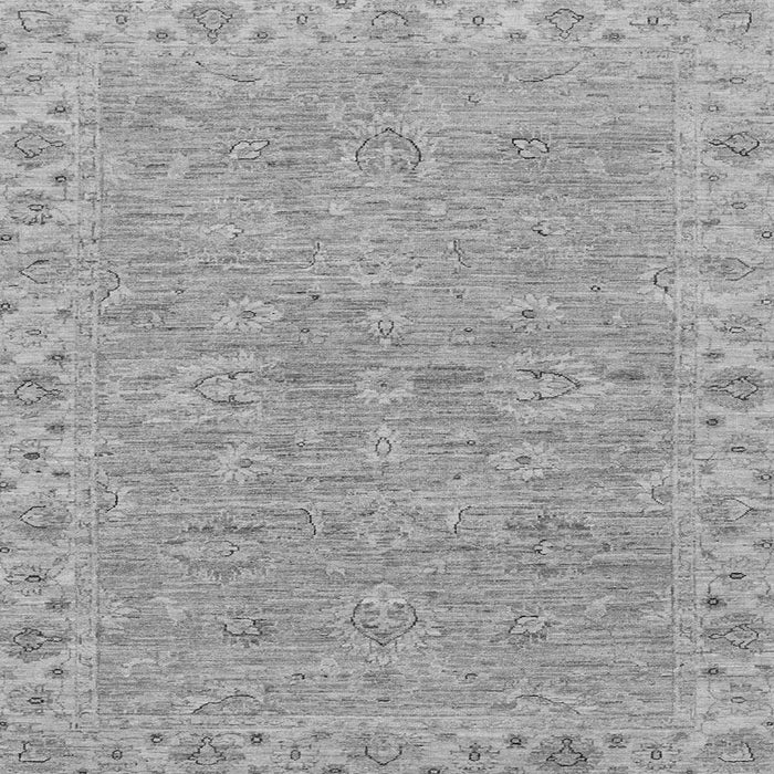 Square Abstract Gray Modern Rug, abs3564gry