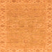 Square Abstract Orange Modern Rug, abs3564org