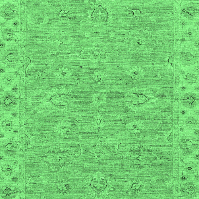 Machine Washable Abstract Emerald Green Modern Area Rugs, wshabs3564emgrn