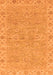 Machine Washable Abstract Orange Modern Area Rugs, wshabs3564org