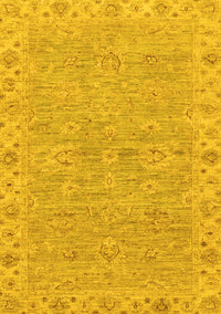 Abstract Yellow Modern Rug, abs3564yw