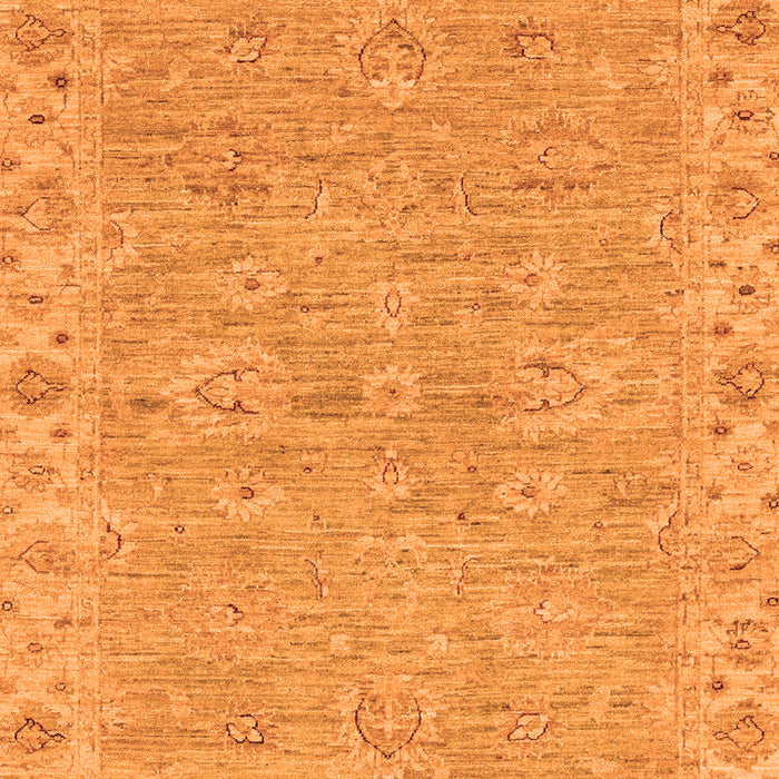 Abstract Orange Modern Rug, abs3564org