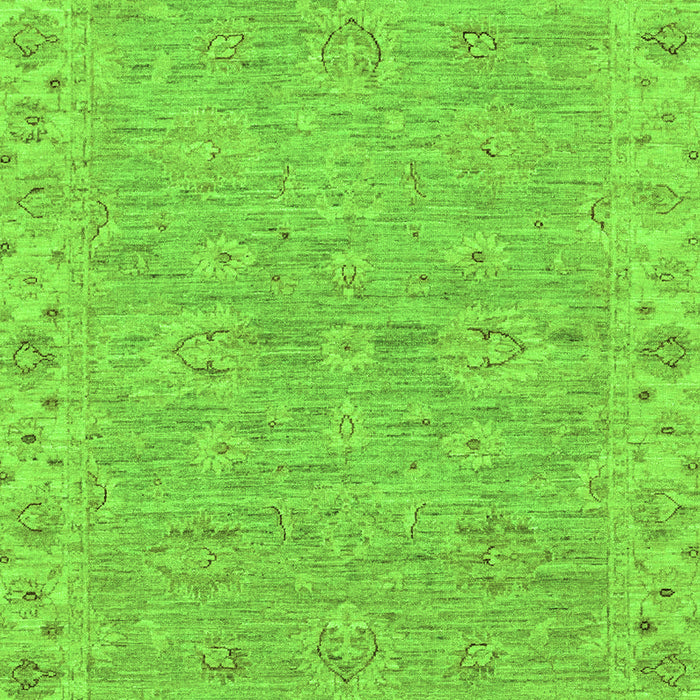 Machine Washable Abstract Green Modern Area Rugs, wshabs3564grn