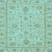 Square Machine Washable Abstract Light Blue Modern Rug, wshabs3565lblu