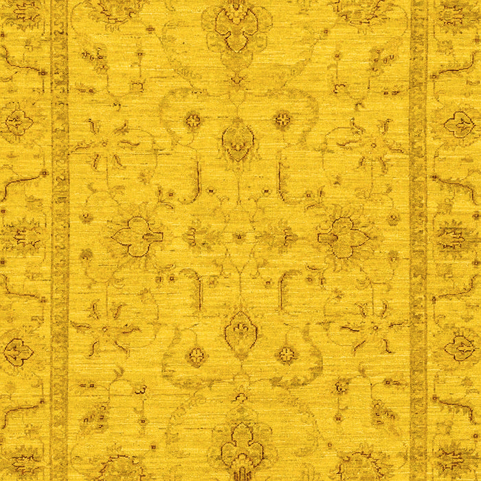 Machine Washable Abstract Yellow Modern Rug, wshabs3565yw