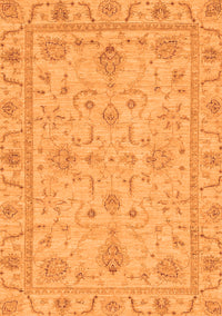 Abstract Orange Modern Rug, abs3565org