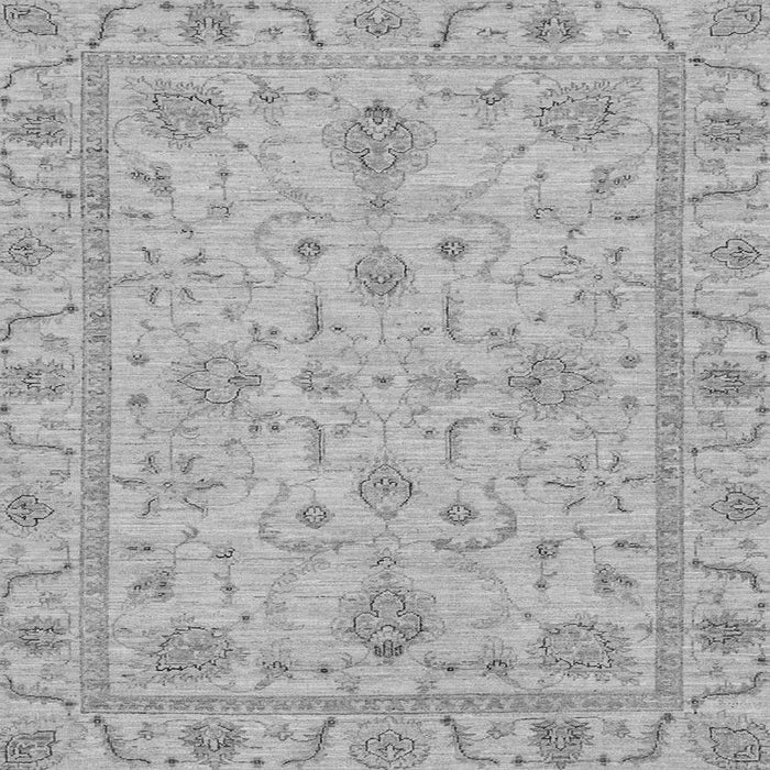 Square Abstract Gray Modern Rug, abs3565gry