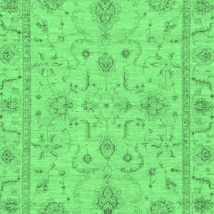 Machine Washable Abstract Emerald Green Modern Area Rugs, wshabs3565emgrn