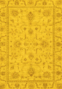 Abstract Yellow Modern Rug, abs3565yw