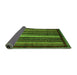 Sideview of Abstract Green Modern Rug, abs3566grn