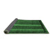 Sideview of Abstract Emerald Green Modern Rug, abs3566emgrn