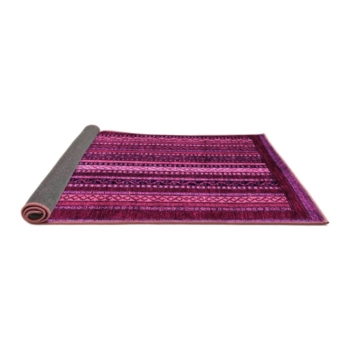 Sideview of Abstract Pink Modern Rug, abs3566pnk