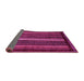 Sideview of Abstract Pink Modern Rug, abs3566pnk