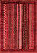 Abstract Red Modern Area Rugs