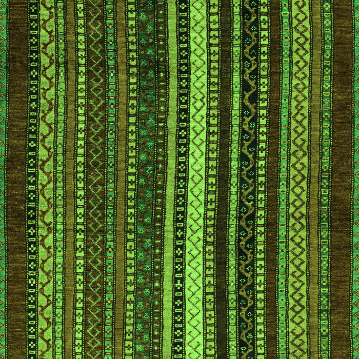 Machine Washable Abstract Green Modern Area Rugs, wshabs3566grn