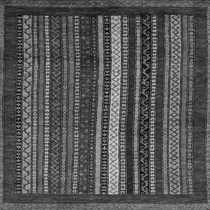 Square Machine Washable Abstract Gray Modern Rug, wshabs3566gry