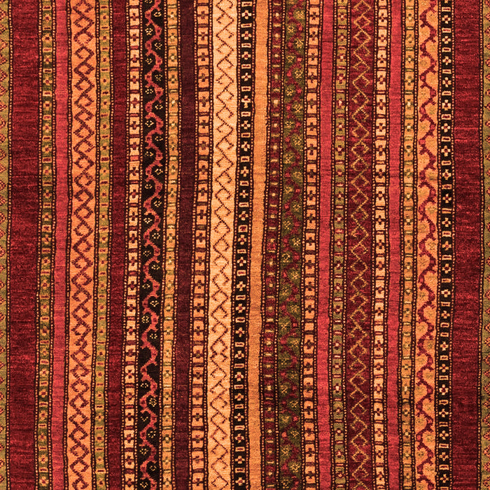 Machine Washable Abstract Orange Modern Area Rugs, wshabs3566org