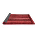 Abstract Red Modern Area Rugs