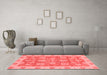 Modern Red Washable Rugs