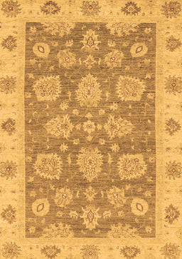 Abstract Brown Modern Rug, abs3567brn