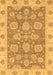 Abstract Brown Modern Rug, abs3567brn