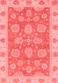 Abstract Red Modern Rug, abs3567red