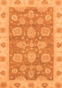 Abstract Orange Modern Rug, abs3567org