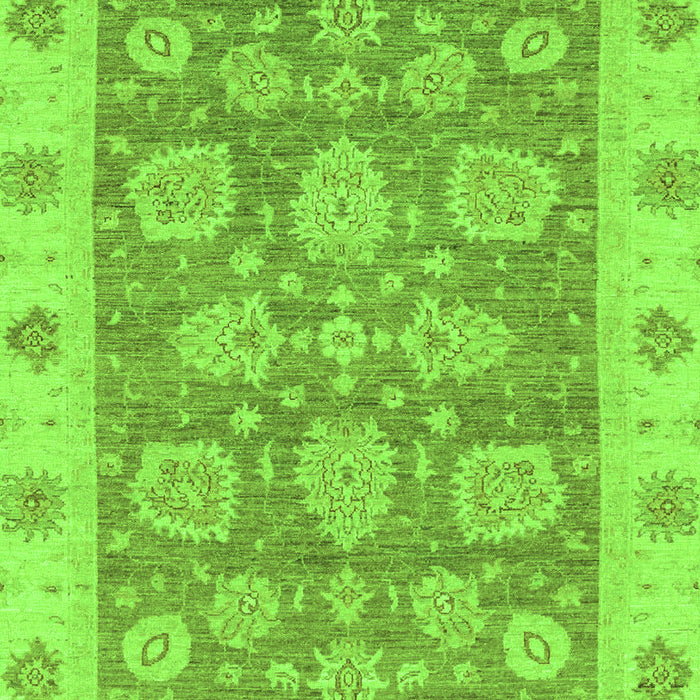 Machine Washable Abstract Green Modern Area Rugs, wshabs3567grn