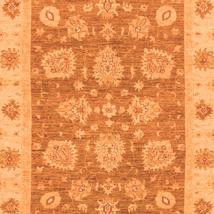 Machine Washable Abstract Orange Modern Area Rugs, wshabs3567org