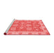 Modern Red Washable Rugs