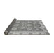 Sideview of Abstract Gray Modern Rug, abs3567gry